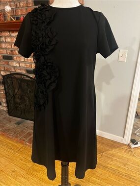 Gracia $108 Floral Appliqué Dress